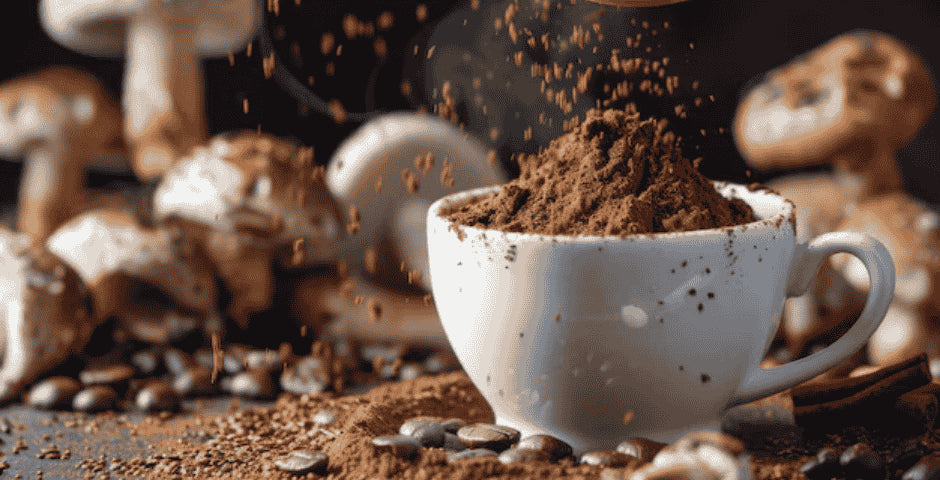 mushroom coffee mix ucinky kofein prodej kratom world