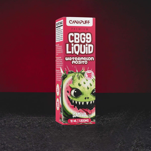 CBG9 Liquid Watermelon Mojito: 1500mg CBG9 E-Liquid