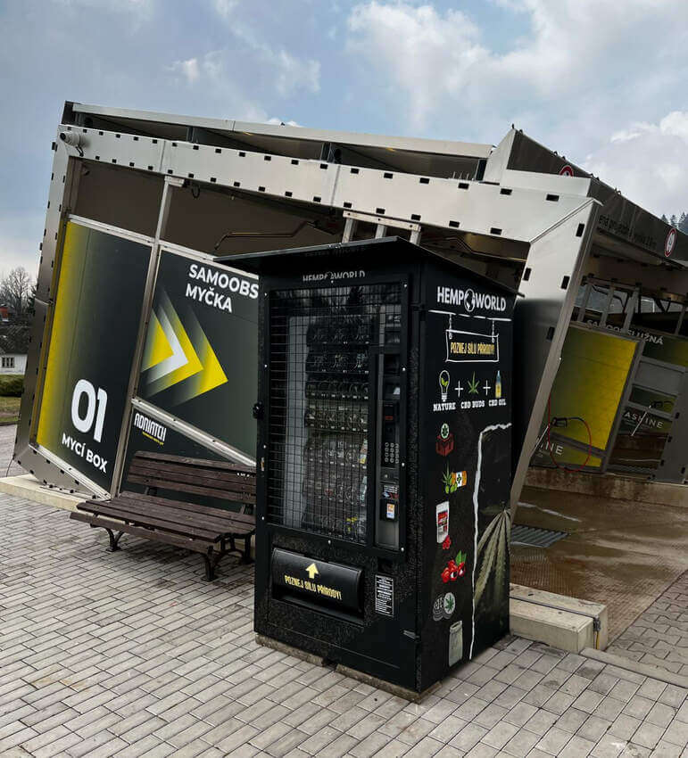 CBD Kratom Automat Myčka Express Pilníkov