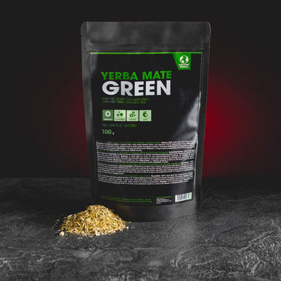 Premium Yerba Maté Green Mathé Nejlepší Nejkvalitnější Zelený Yerba Maté Čaj Kofein Síla Energie Kratom Praha plzeň
