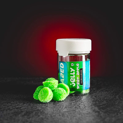 Dazed Jelly green apple Kousky Čokoládky Kvalitní Čokoládka hhc prožitek prodej praha edibles hhc 500mg hhc