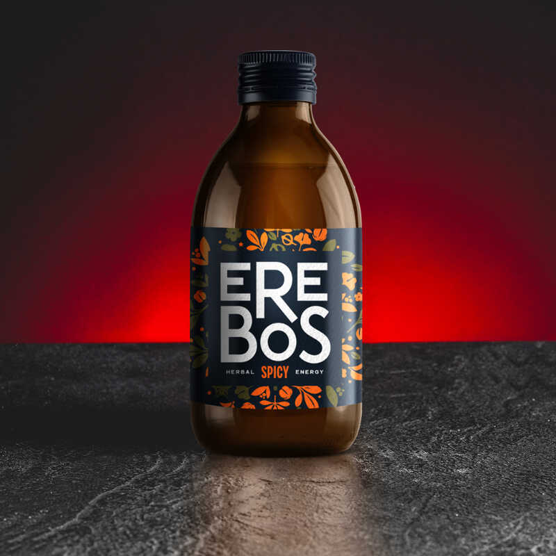 Erebos Bylinný nápoj kratom world kofein přírodní energie spicy pálivá verze s chilli