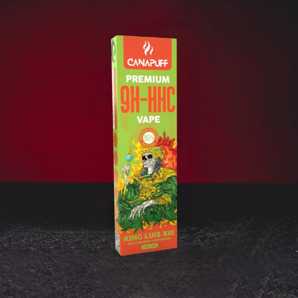 9H-HHC Vape King Luis XIII 95% 1ml – intenzivní kushový vape s vůní borovice, limetky, zeminy a benzínových tónů inspirovaný OG Kush profilem