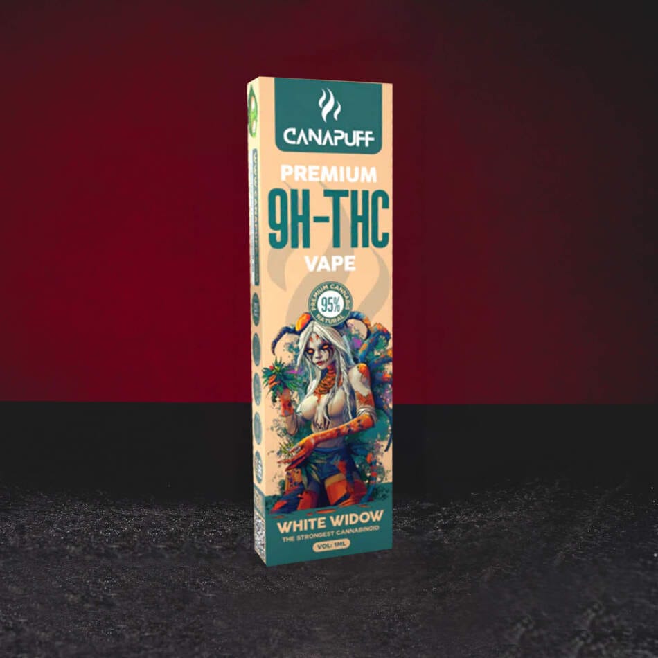 9H-TH Vape 95% 1ml White Widow – elegantní vape s kombinací borovice, citrusů, zemitých a jemně kořeněných tónů