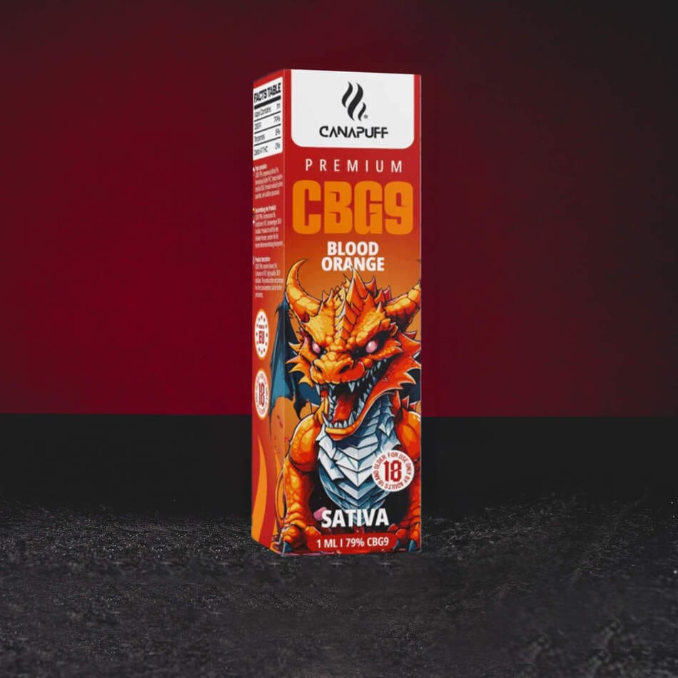 CBG9 Vape Pen Watermelon Mojito: 1ml 79% CBG9