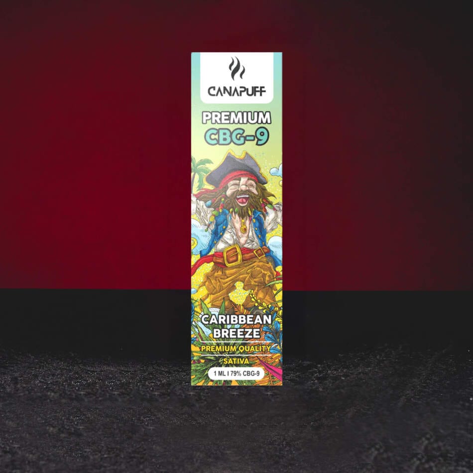 CBG9 Vape Pen Watermelon Mojito: 1ml 79% CBG9