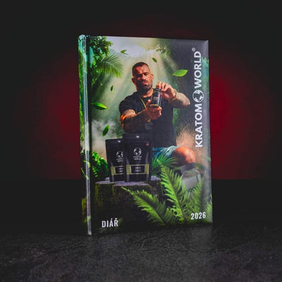 kratom world diář zápisník notes kratomworld prodej karlos vemola leo brichta