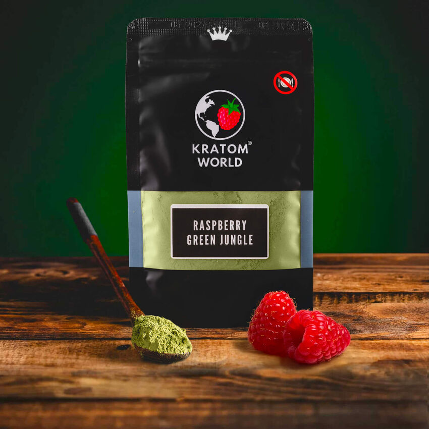 Kratom Green Jungle – zelený kratom z Indonésie s výraznými účinky na soustředění a energii, jemný prášek vhodný pro sběratelské účely, prodej Kratom World Praha a celá ČR