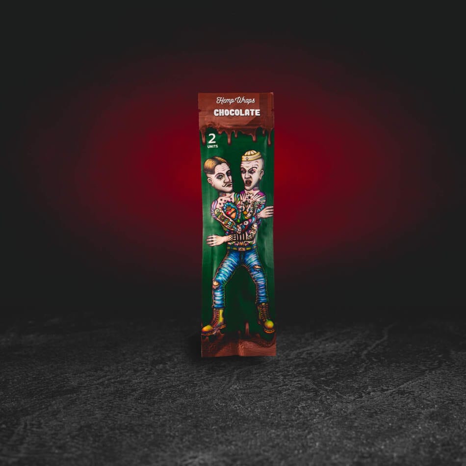 Lion Rolling Circus Hemp Wrap Chocolate 2 ks – konopný blunt wrap s terpeny a čokoládovým aroma