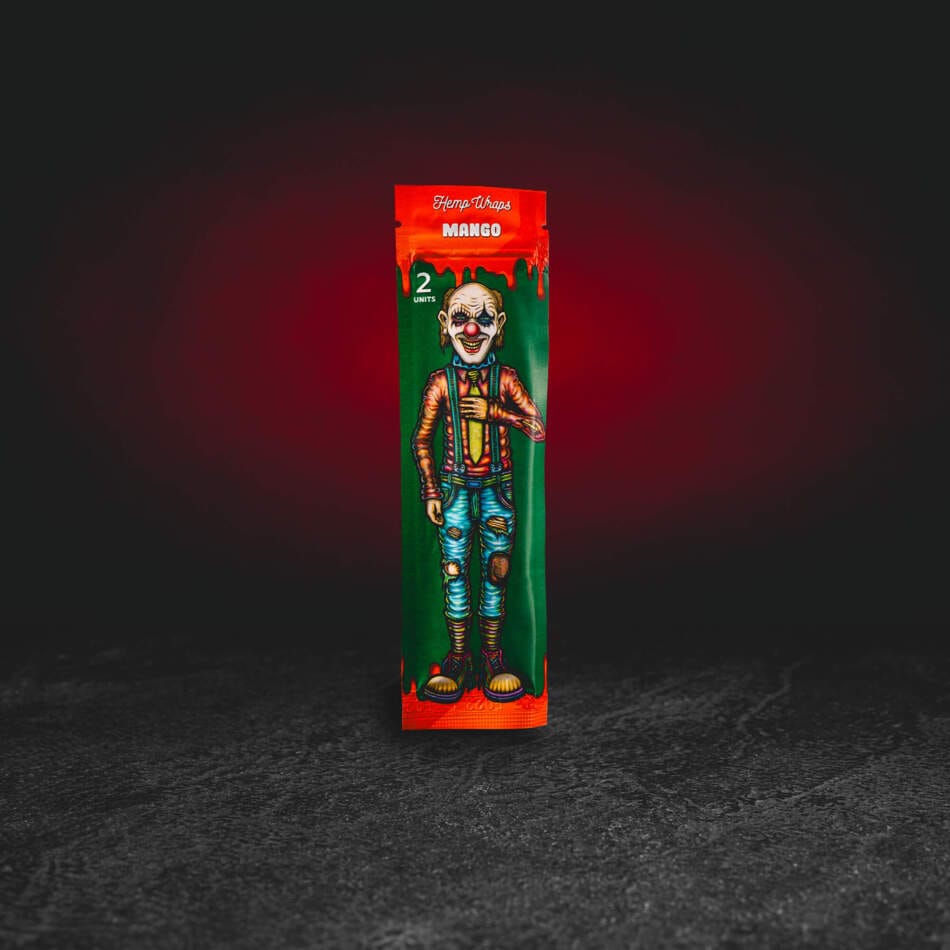 Lion Rolling Circus Hemp Wrap Mango 2 ks – konopný blunt wrap s terpeny a tropickým mangovým aroma