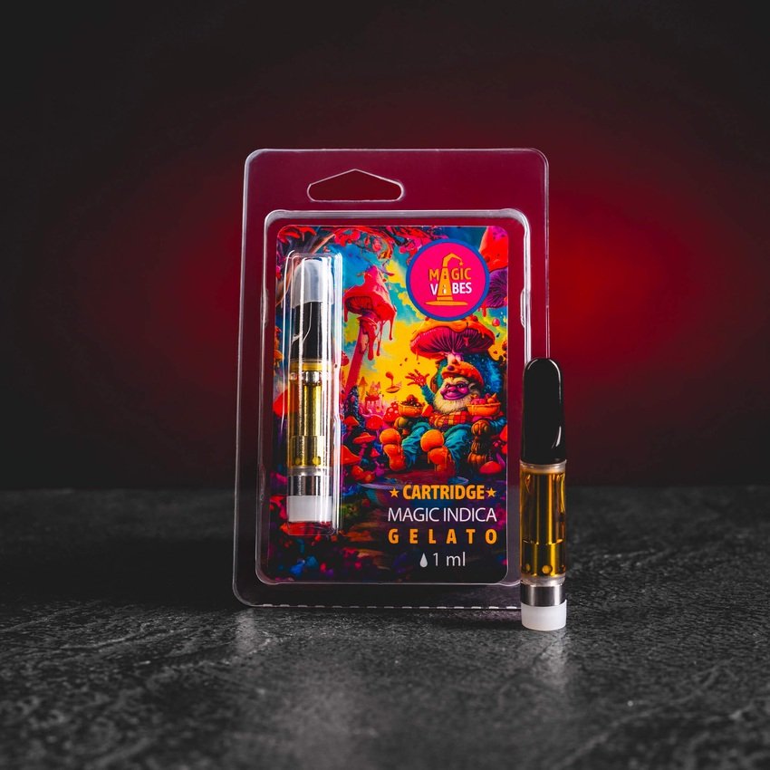 Magic Mix Cartridge Gelato – prémiová cartridge s inovativní směsí kanabinoidů a sladkou krémovou příchutí Gelato pro vyváženou relaxaci. kratom world magic mix cartridge kratomworld prodej