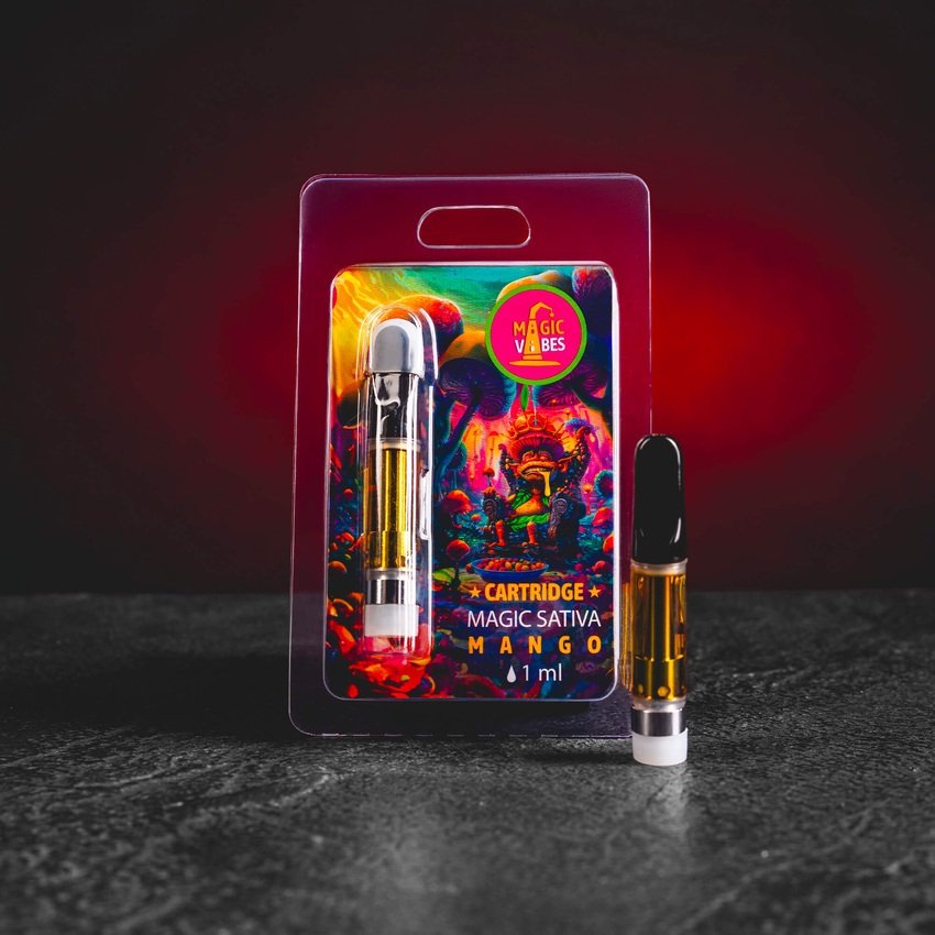 Magic Mix Cartridge Mango – prémiová cartridge s inovativními kanabinoidy a exotickou sladkou příchutí manga pro relaxaci s ovocným nádechem. kratom world magic mix cartridge kratomworld prodej