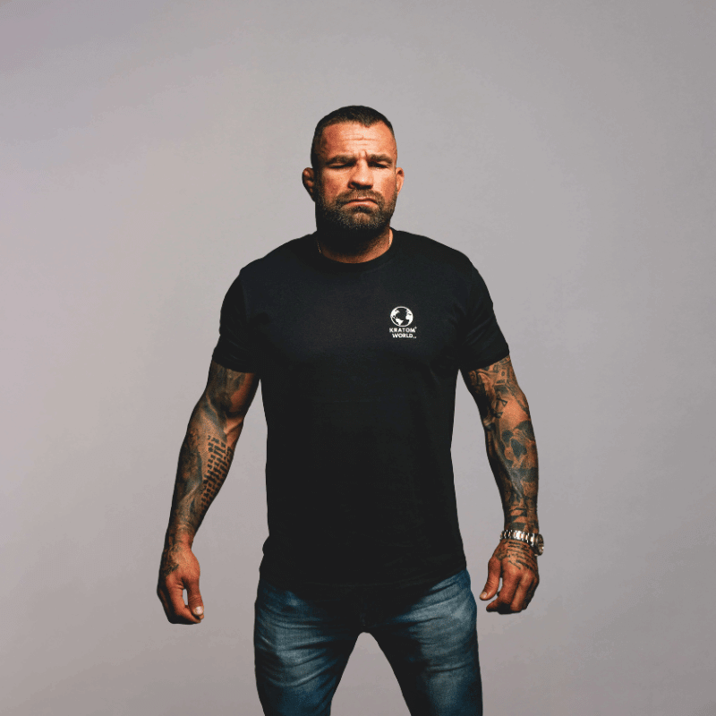 Kratom World pánské tričko design prodej kratomu praha karlos vemola tričko kratom world