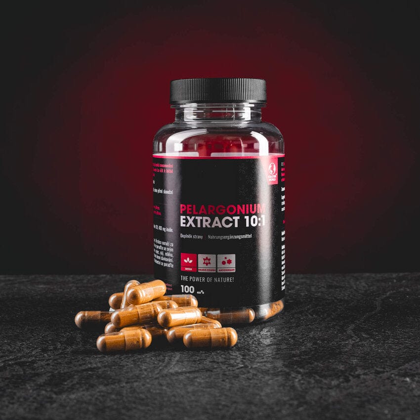 Pelargonium Extrakt 10:1 kapsle 100ks