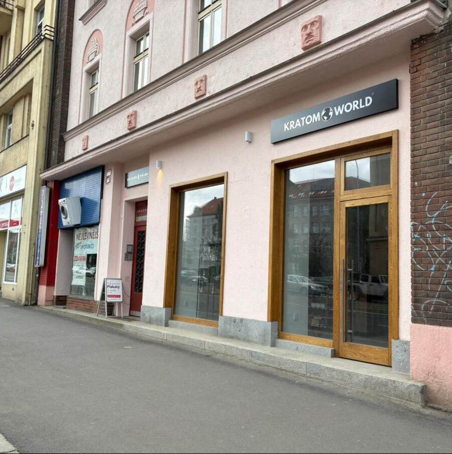 KratomWorld prodejna klatovská Plzeň regulace kratom world kratom prodej plzeň centrum