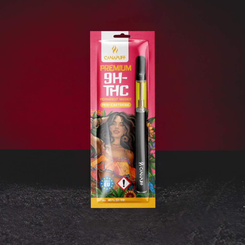 Vape Set 9H-TH 95% 1ml Permanent Marker – moderní vape set s květinovým aroma, sladkými hroznovými tóny a výrazným inkoustovým charakterem