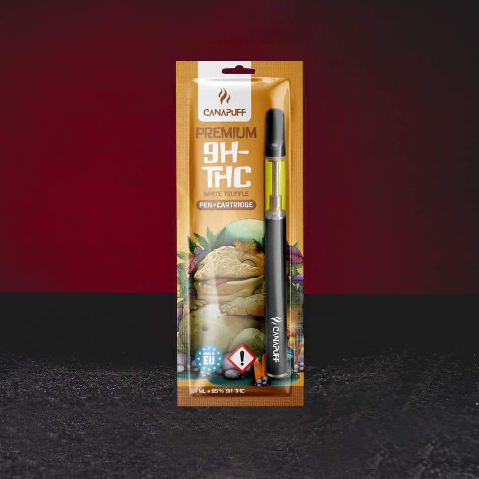 Vape Set 9H-TH 95% 1ml White Truffle – elegantní vape set s oříškovými, zemitými a jemně citrusovými tóny v krémovém aromatickém profilu