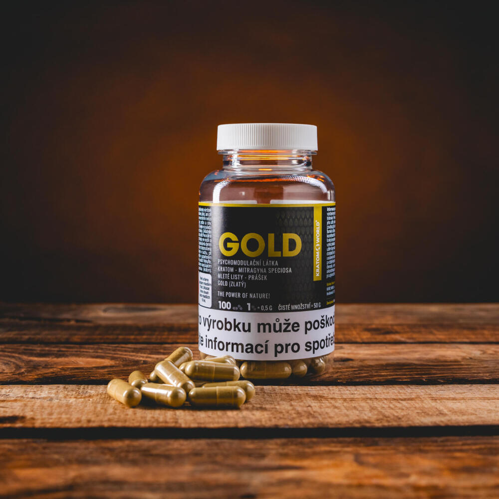 Gold Kratom Kapsle