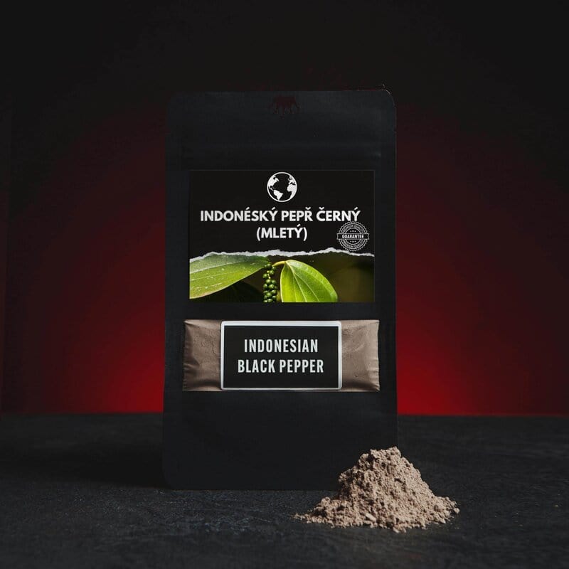 Kratom World Černý pepř Black Pepper Kampotský pepř Osobní Předání Praha Kvalitní Indonéský Pepř