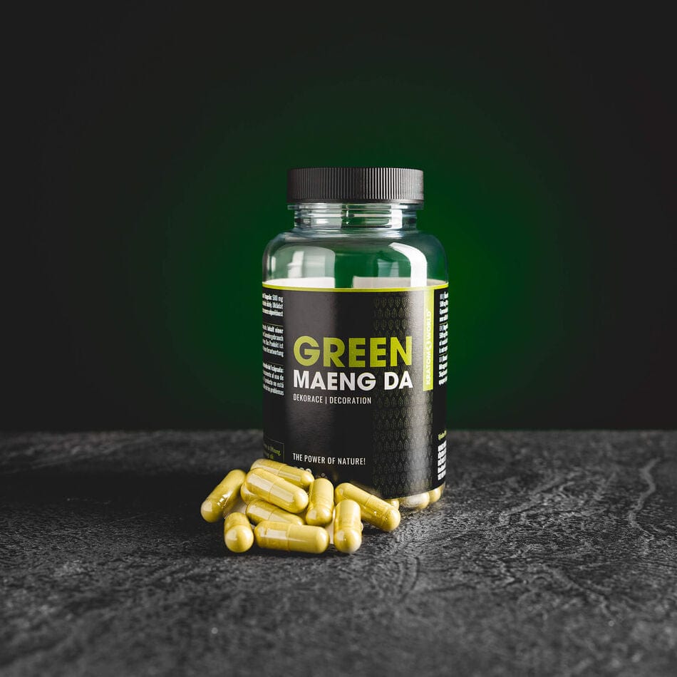 Kratom World Green Maeng Da kratom zelený kratom kapsl