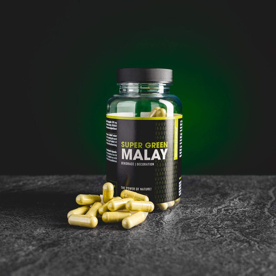 Kratom World Super Green Malay kratom zelený kratom kapsle