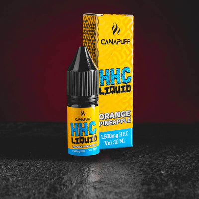 cannapuff kvalitní orange pineapple hhc liquid do elektronickéí cigarety