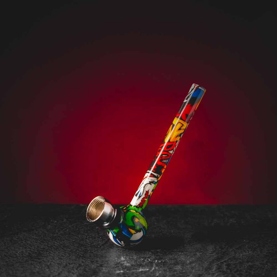 Skleněnka pajpa šlukovka Kvalitní Kratom World CBD HHC Kouření marihuana