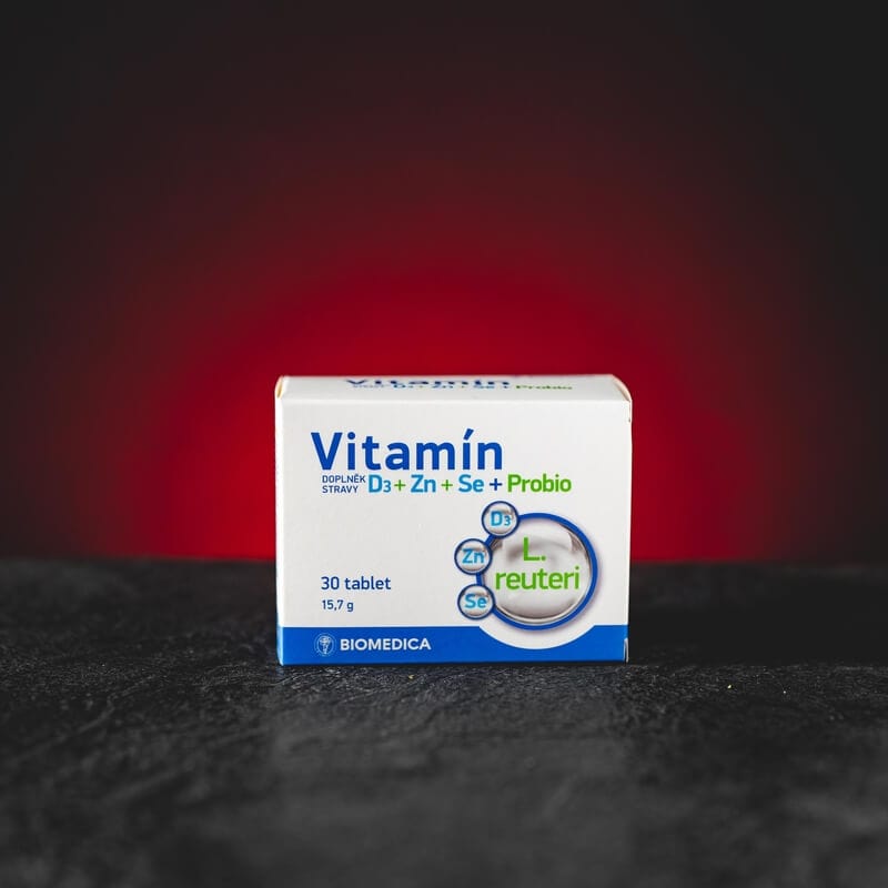 Vitamín D3+Zn+Se+Probio